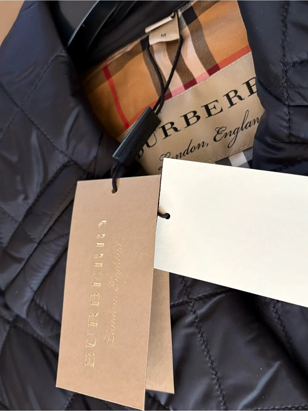 Burberry Double Breasted Trench Coat NWT Sz. M - Picture 10 of 15